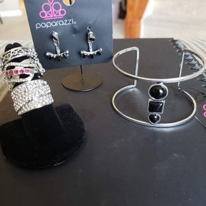 A silver jewelry bundle